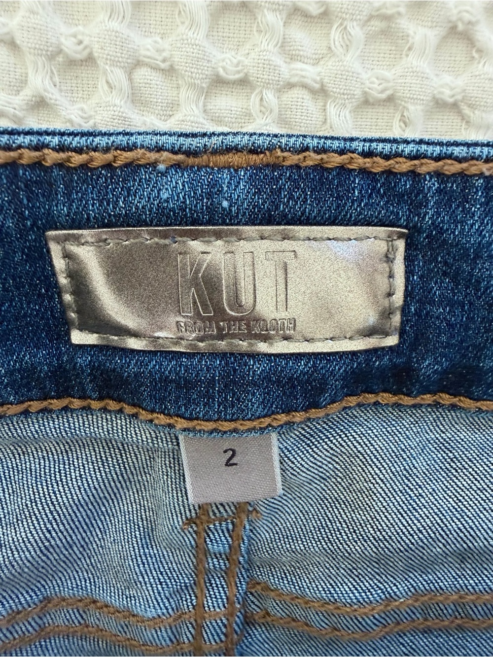 KUT From the Kloth Natalie Fab Ab High Rise Bootcut Jeans 2 Raw Hem - Picture 4 of 11
